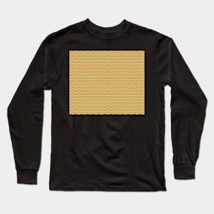 Mustard Yellow and vibrant blue Long Sleeve T-Shirt